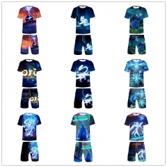 11 Styles Ori and the Blind Forest 3D Digital Print T-shirt and Shorts Set