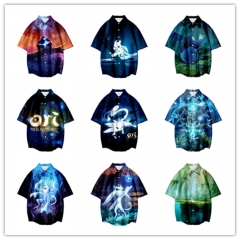 11 Styles Ori and the Blind Forest Cosplay 3D Digital Print T Shirt For Adult And Children