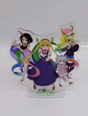 15 CM Miss Kobayashi's Dragon Maid Cartoon Character Acrylic Anime Standing Plate