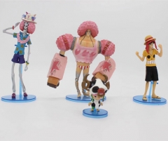4PCS/SET One Piece Cartoon Model Toy PVC Anime Figure