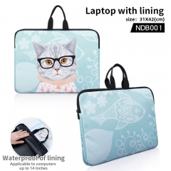 Cat Cosplay Decoration Cartoon Anime Laptop Computer Bag