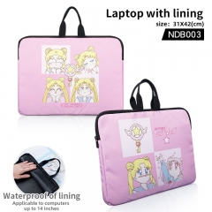 Pretty Soldier Sailor Moon Cosplay Decoration Cartoon Anime Laptop Computer bag
