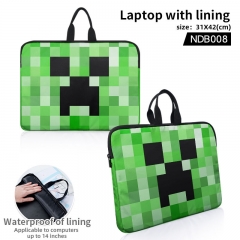 Minecraft Cosplay Decoration Cartoon Anime Laptop Computer bag