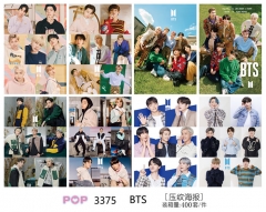 K-POP BTS Bulletproof Boy Scouts Printing Anime Paper Posters (8pcs/set)