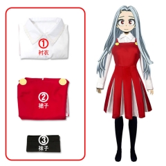Boku no Hero Academia / My Hero Academia Eri Cartoon Cosplay Shirt+Dress+Sock Anime Costume