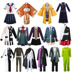 15 Style Danganronpa: Trigger Happy Havoc Monokuma Cos Shirt Dress Socks Tie Anime Costume Set