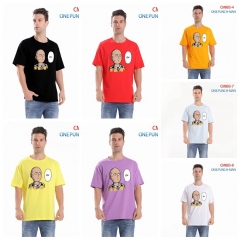 28 Styles One Punch Man Cartoon Pattern Anime Cotton T-shirts