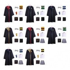 8 Style Harry Potter/Remus John Lupin/Hermione Jean Granger Movie Cosplay Cloak Shirt Tie Anime Costume Set