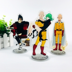 15CM 5 Styles One Punch Man Cartoon Acrylic Anime Standing Plates