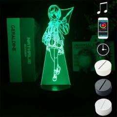 2 Different Bases Sword Art Online | SAO Anime 3D Nightlight with Remote Control