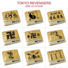 11 Styles Tokyo Revengers Cosplay Decoration Cartoon Character Anime PU Wallet Purse