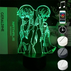 2 Different Bases Mirai Nikki Anime 3D Nightlight with Remote Control