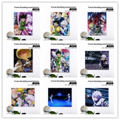 10 Styles HUNTER×HUNTER Cosplay Decoration Cartoon Anime Photo Frame Moulding Wood Picture
