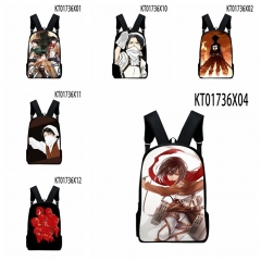 13 Styles Attack on Titan/Shingeki No Kyojin 3D Digital Print Backpack Bags