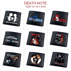 11 Styles Death Note Cosplay Decoration Cartoon Character Anime PU Wallet Purse