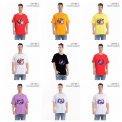7 Colors 2 Styles The Seven Deadly Sins/Nanatsu no Taizai Cartoon Pattern Anime Cotton T-shirts