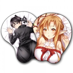 2 Styles Sword Art Online | SAO 3D Breast Sexy Mouse Pad Silicone Wrist