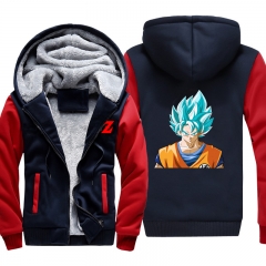10 Style Draon Ball Z Super Saiyan Cosplay Thicken Anime Coat Hooded Hoodie