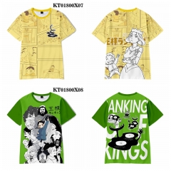 8 Styles Ranking of Kings/Ousama Ranking Cosplay 3D Digital Print Anime T-shirt