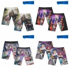 9 Styles So I 'm a Spider , So What Cosplay 3D Digital Print Anime Denim Short Pants