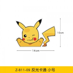 2 Styles Pokemon Pikachu Decorative Waterproof PVC Anime Car Sticker