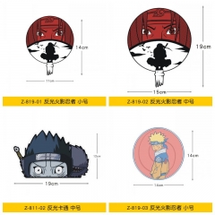 6 Styles Naruto Decorative Waterproof PVC Anime Car Sticker