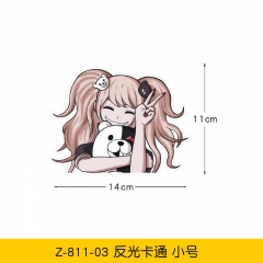 2 Styles Another Episode: Ultra Despair Decorative Waterproof PVC Anime Car Sticker