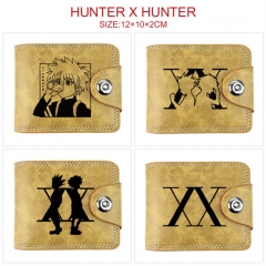 5 Styles Hunter×Hunter Cosplay Decoration Cartoon Character Anime PU Wallet Purse