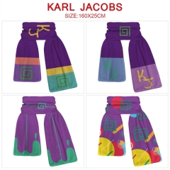 4 Styles Karl Jacobs Cartoon Anime Plush Scarf (25*160CM)