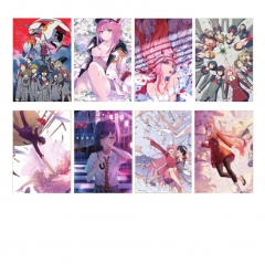 DARLING in the FRANXX Printing Anime Paper Posters (8pcs/set)