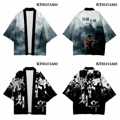 6 Styles Hellbound Cosplay 3D Digital Print Anime T-shirt Kimono