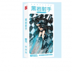 Black Rock Shooter Cartoon Postal Card Wholesale Anime Postcard 900pcs/set