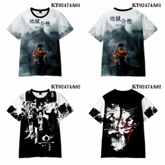 6 Styles Hellbound Cosplay 3D Digital Print Anime T-shirt