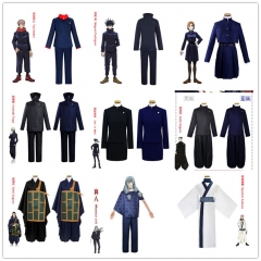 10Styles Hot Selling Jujutsu Kaisen Cosplay Coat Pants T shirt Anime Costume Set