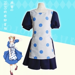 Jojo's Bizarre Adventure Susie Q Cospaly Dress Anime Costume