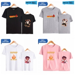 25 Styles Sapnap Japanese Cartoon Character Digital Printing Anime Cotton T shirt For Men