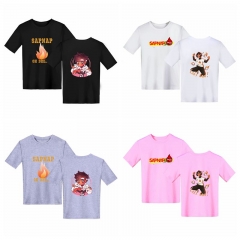 25 Styles Sapnap Japanese Cartoon Character For Children Digital Print Short Sleeves Anime T Shirt