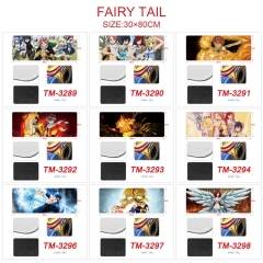 10 Styles Fairy Tail Anime Mouse Pad 30*80cm