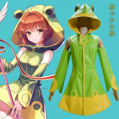 Card Captor Sakura Cartoon Character Cosplay Anime Kimono Costume Set For Adult