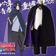 Naruto Uchiha Sasuke Cartoon Character Cosplay Anime Kimono Costume Set