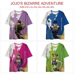 6 Styles JoJo's Bizarre Adventure Cosplay 3D Digital Print Anime T-shirt