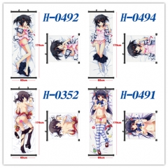 6 Styles After Happiness And Extra Hearts Cartoon Wallscrolls Waterproof Anime Wall Scroll (60*170CM)