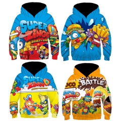 Super Zings Clothes For Child Anime Hooded Hoodie