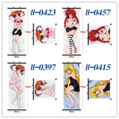 25 Styles Magical Girl Lyrical Nanoha Cartoon Wallscrolls Waterproof Anime Wall Scroll (60*170CM)