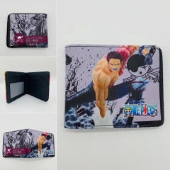 2 Styles One Piece Cartoon PU Purse Anime Wallet