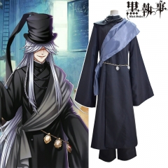 Kuroshitsuji / Black Butler Sebastian·Michaelis Cartoon Character Cosplay Coat Pants Cap Hat Anime Costume Set For Man Adult