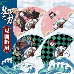 11 Styles 10 Inches Demon Slayer: Kimetsu no Yaiba Cartoon Cosplay Decoration Anime Paper Fans