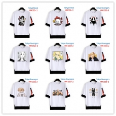 32 Styles Tokyo Revengers Cartoon Pattern T-shirt Anime Short shirts
