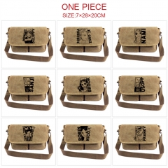 11 Styles One Piece Anime Cosplay Cartoon Canvas Diagonal package