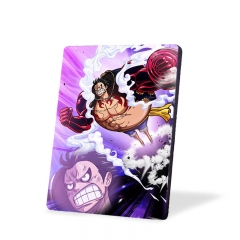 One Piece Luffy Cartoon Can Change Pattern Lenticular Flip Painting Anime 3D Print Wall Decor Photo Frame